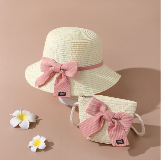 Camila sun hat and purse set.